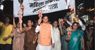 महिला आरक्षण के समर्थन में मातृशक्ति ने निकाली महिला आक्रोश मशाल यात्रा