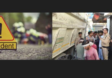 कांवली रोड पर तेज रफ्तार डंपर की चपेट में आने से मजदूर की मौत