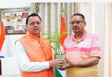 मुख्यमंत्री धामी से मिले कृषि मंत्री गणेश जोशी, मसूरी क्षेत्र के विकास कार्यो पर की चर्चा