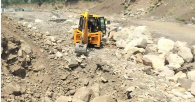आपदा प्रभावित क्षेत्र कार्लीगाड़ में मलवे के चैनेलाइजेशन का कार्य प्रारंभ