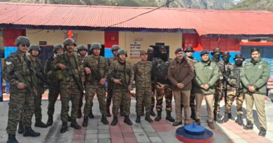 धाम की सुरक्षा सर्वोपरि- बद्रीनाथ में पुलिस व एटीएस द्वारा चलाया गया सघन चैकिंग अभियान
